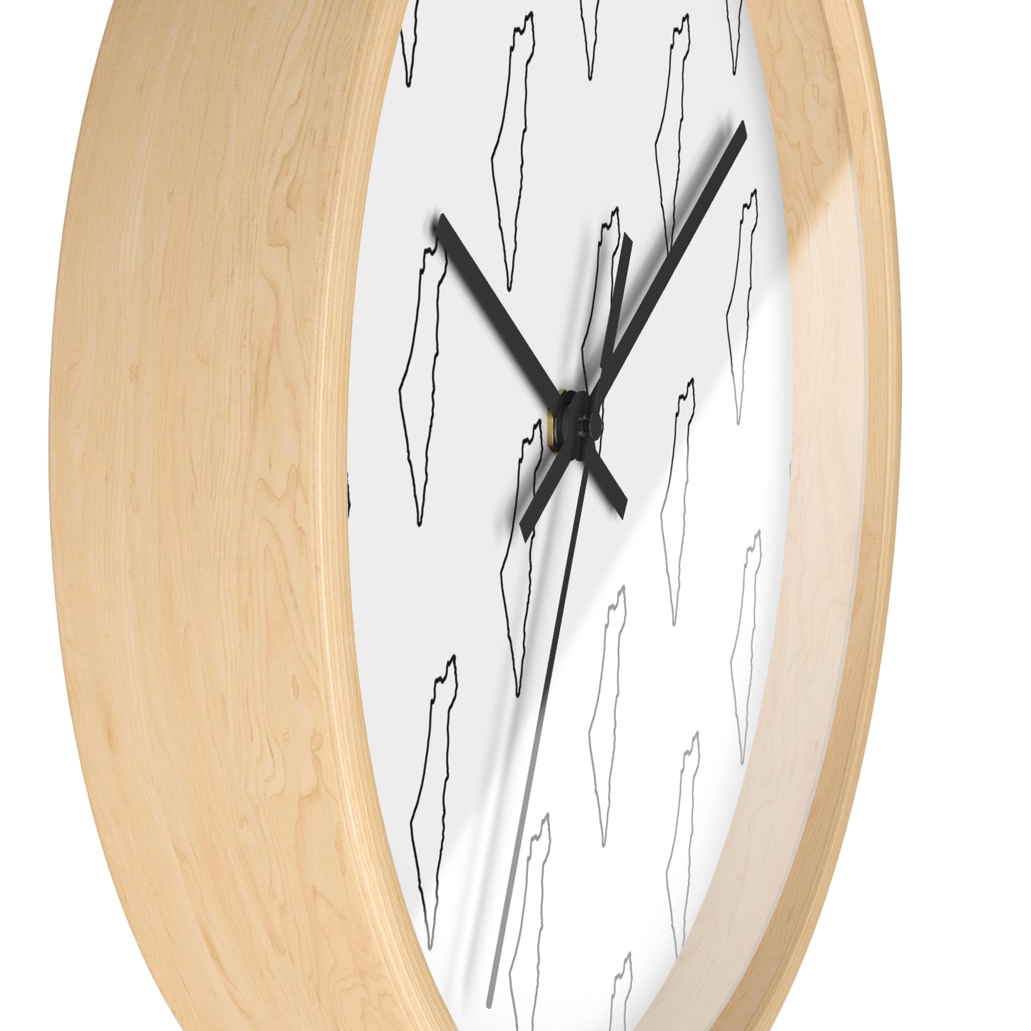 Palestine Map Wall Clock