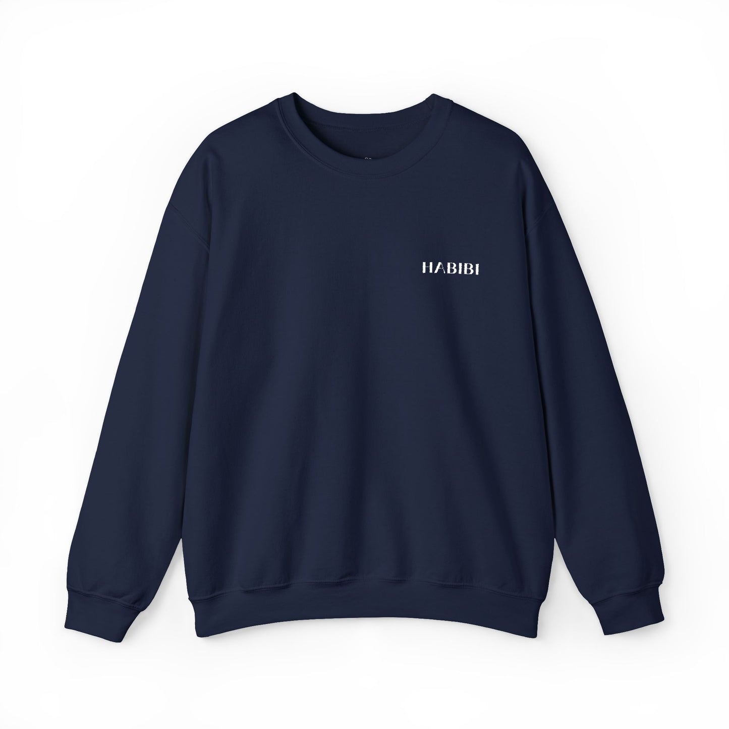 "Habibi" Embroidered Crewneck Sweatshirt