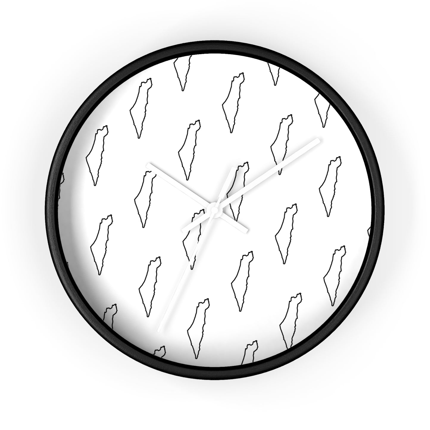 Palestine Map Wall Clock