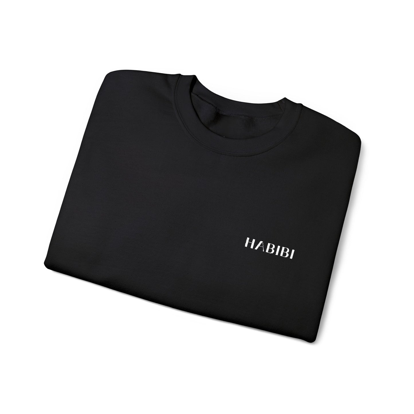 "Habibi" Embroidered Crewneck Sweatshirt