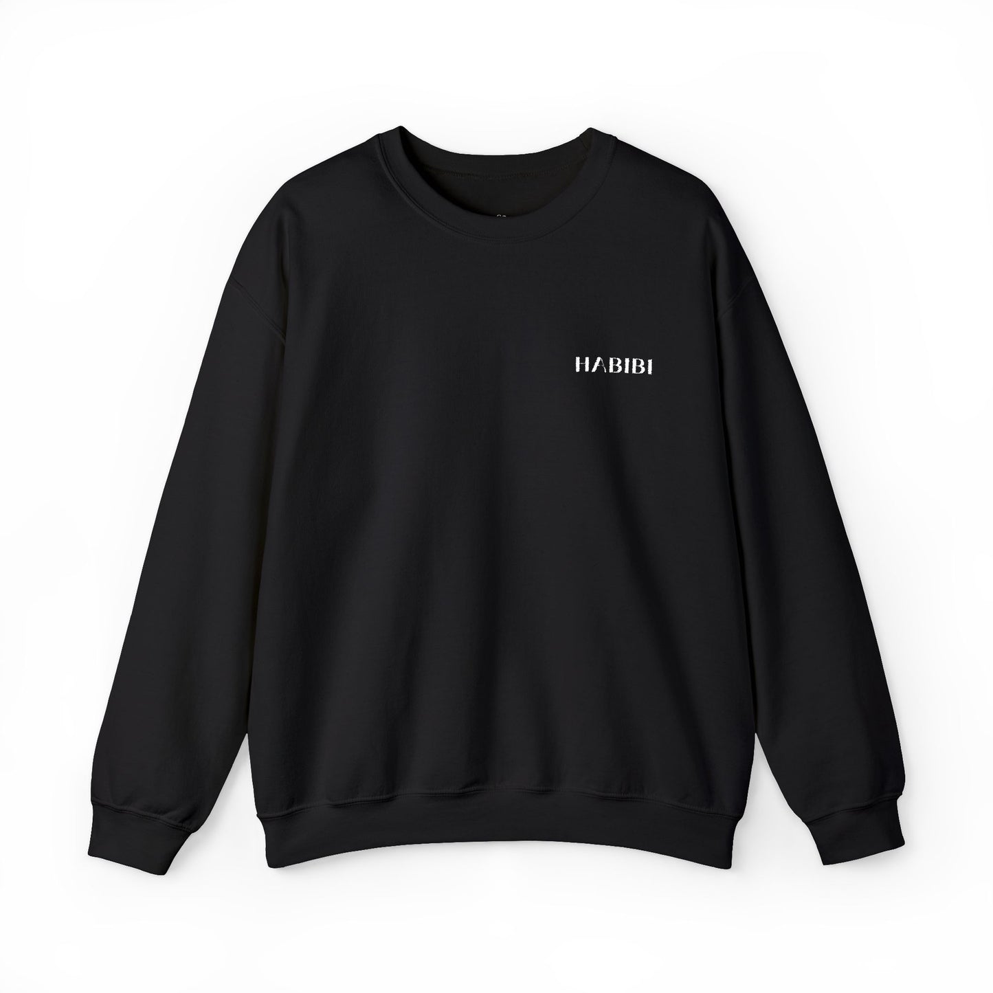 "Habibi" Embroidered Crewneck Sweatshirt