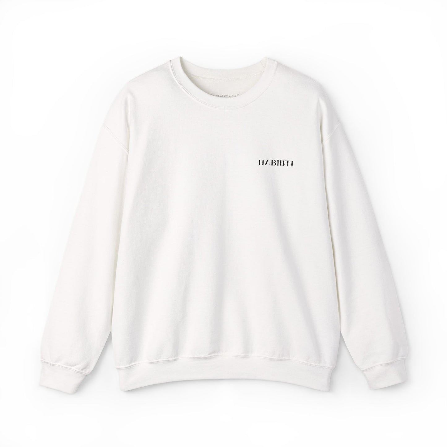 "Habibti" Embroidered Crewneck Sweatshirt