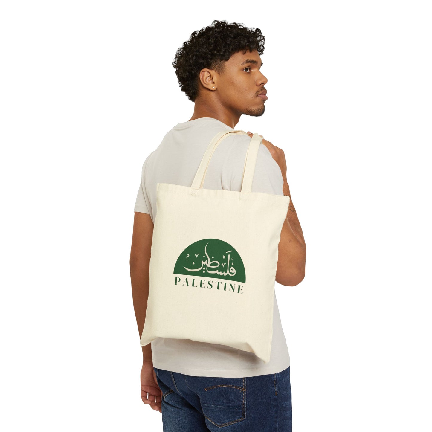 Canvas Tote Bag - Palestine Design