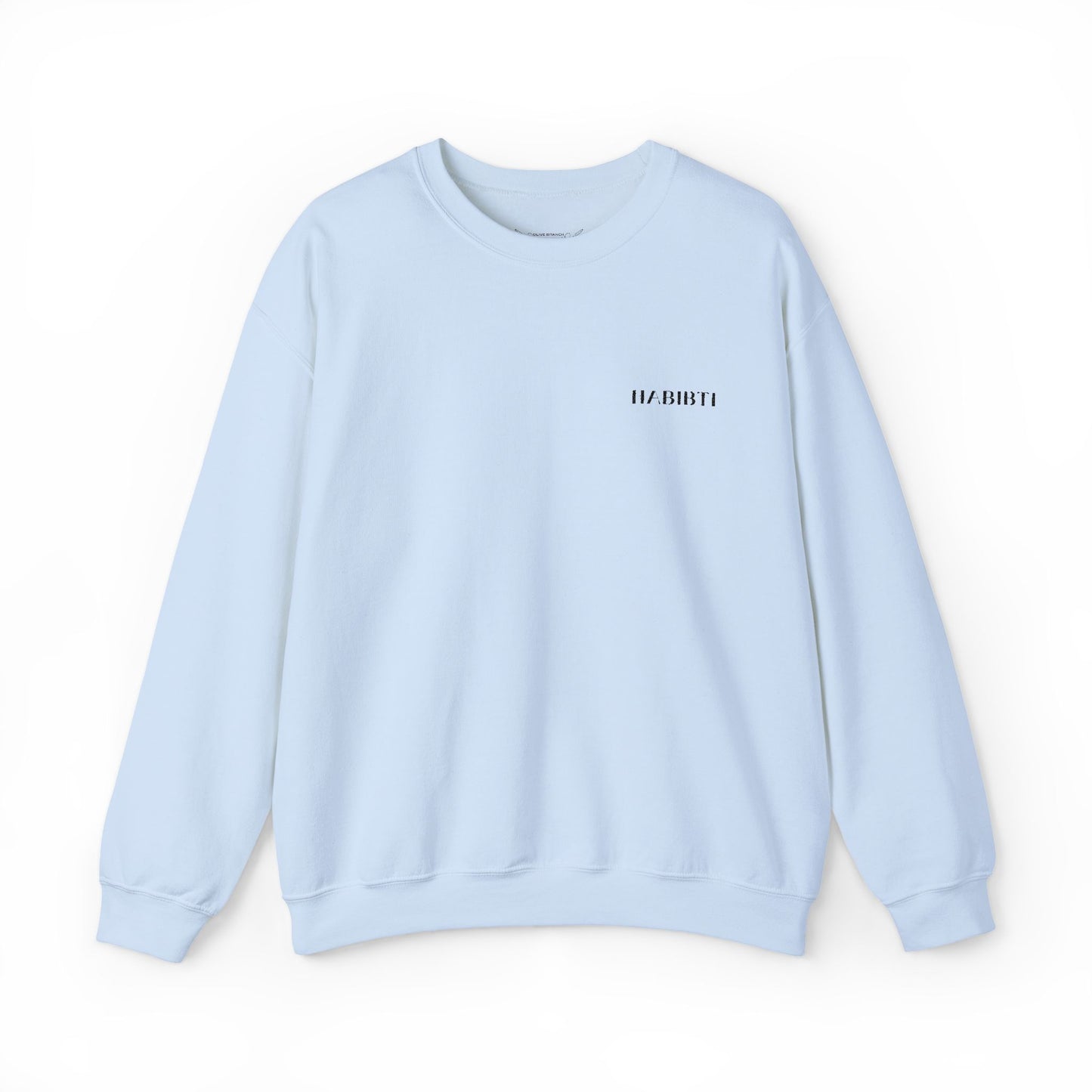 "Habibti" Embroidered Crewneck Sweatshirt