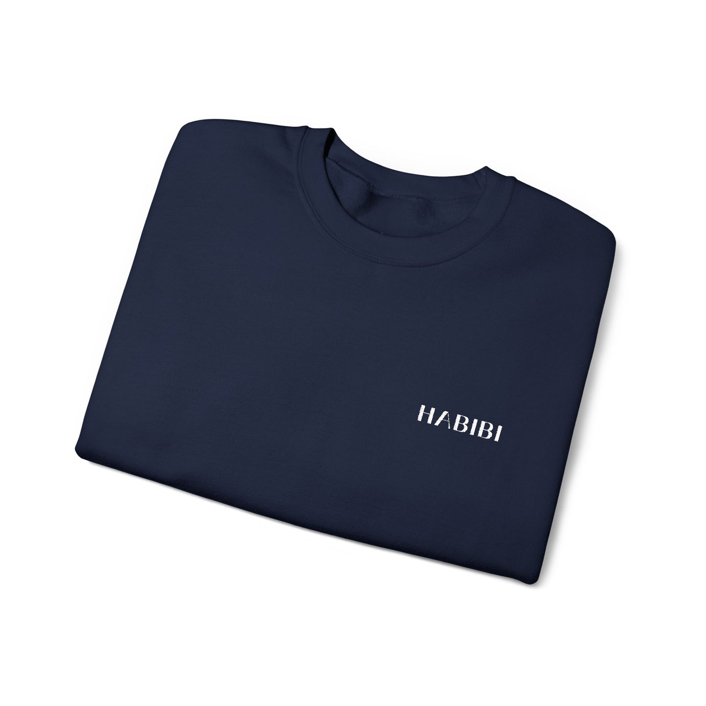 "Habibi" Embroidered Crewneck Sweatshirt