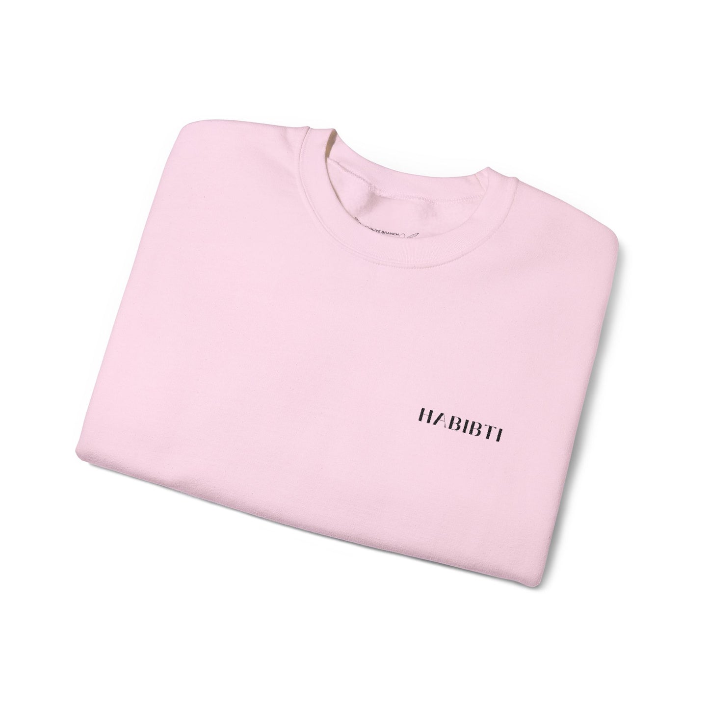 "Habibti" Embroidered Crewneck Sweatshirt