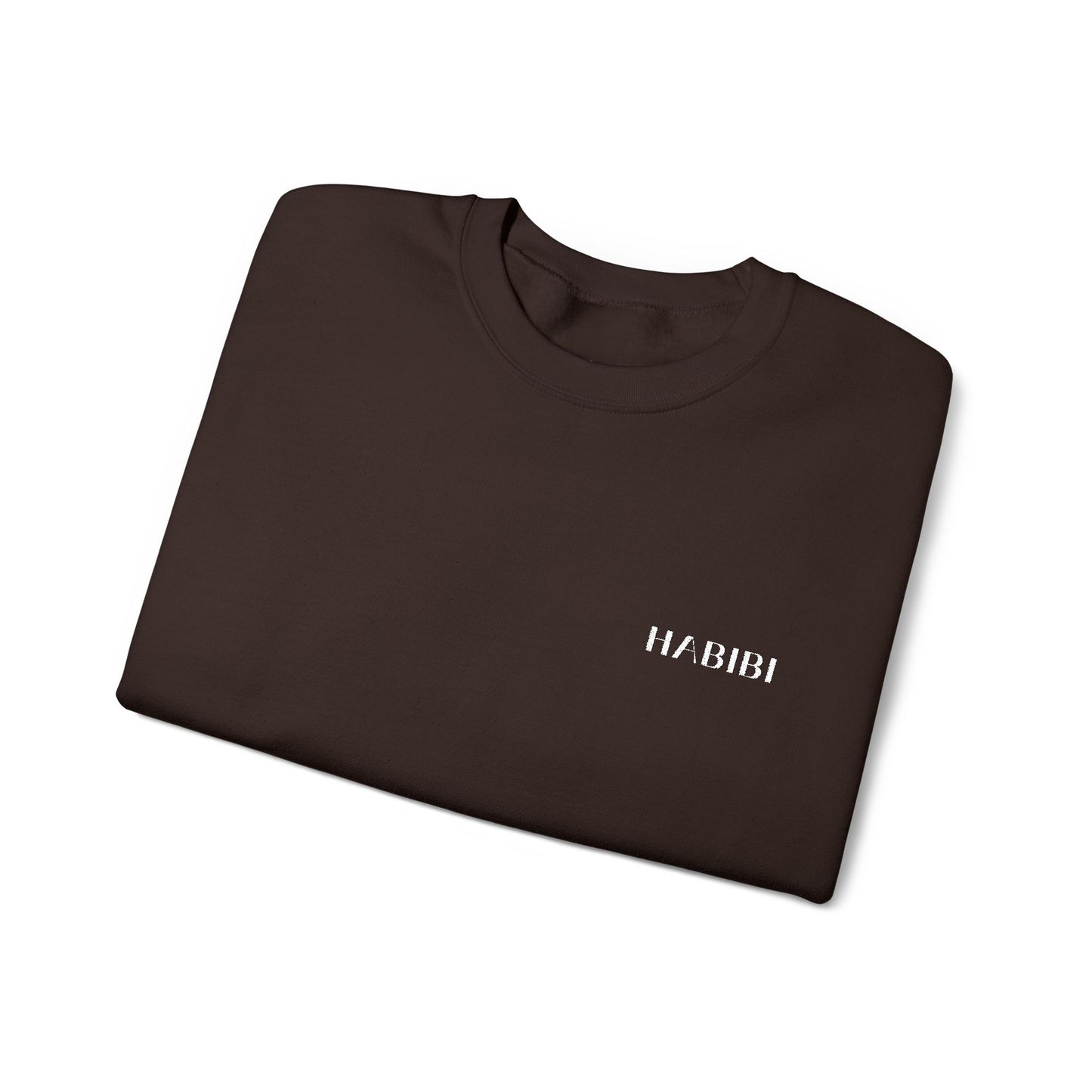 "Habibi" Embroidered Crewneck Sweatshirt