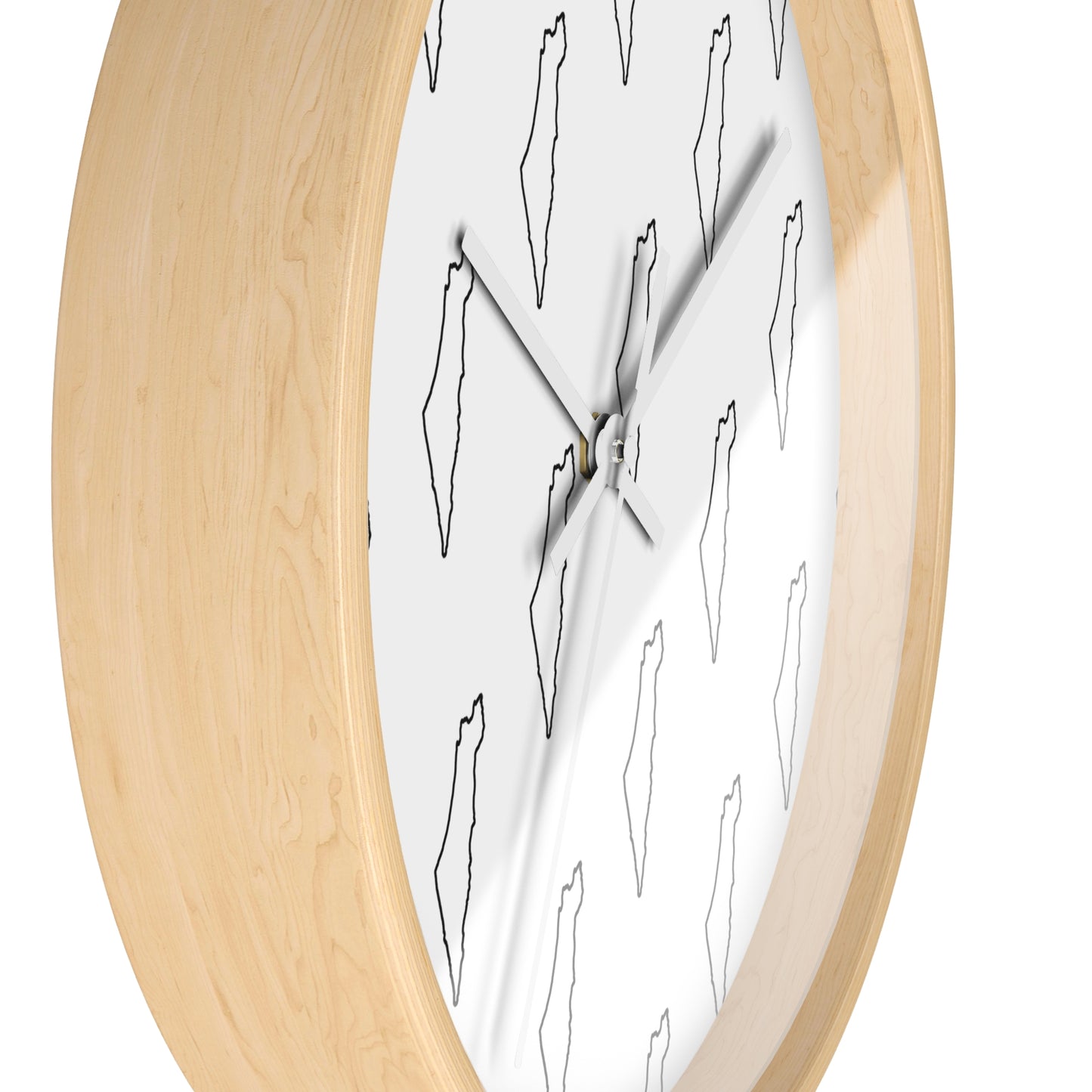 Palestine Map Wall Clock