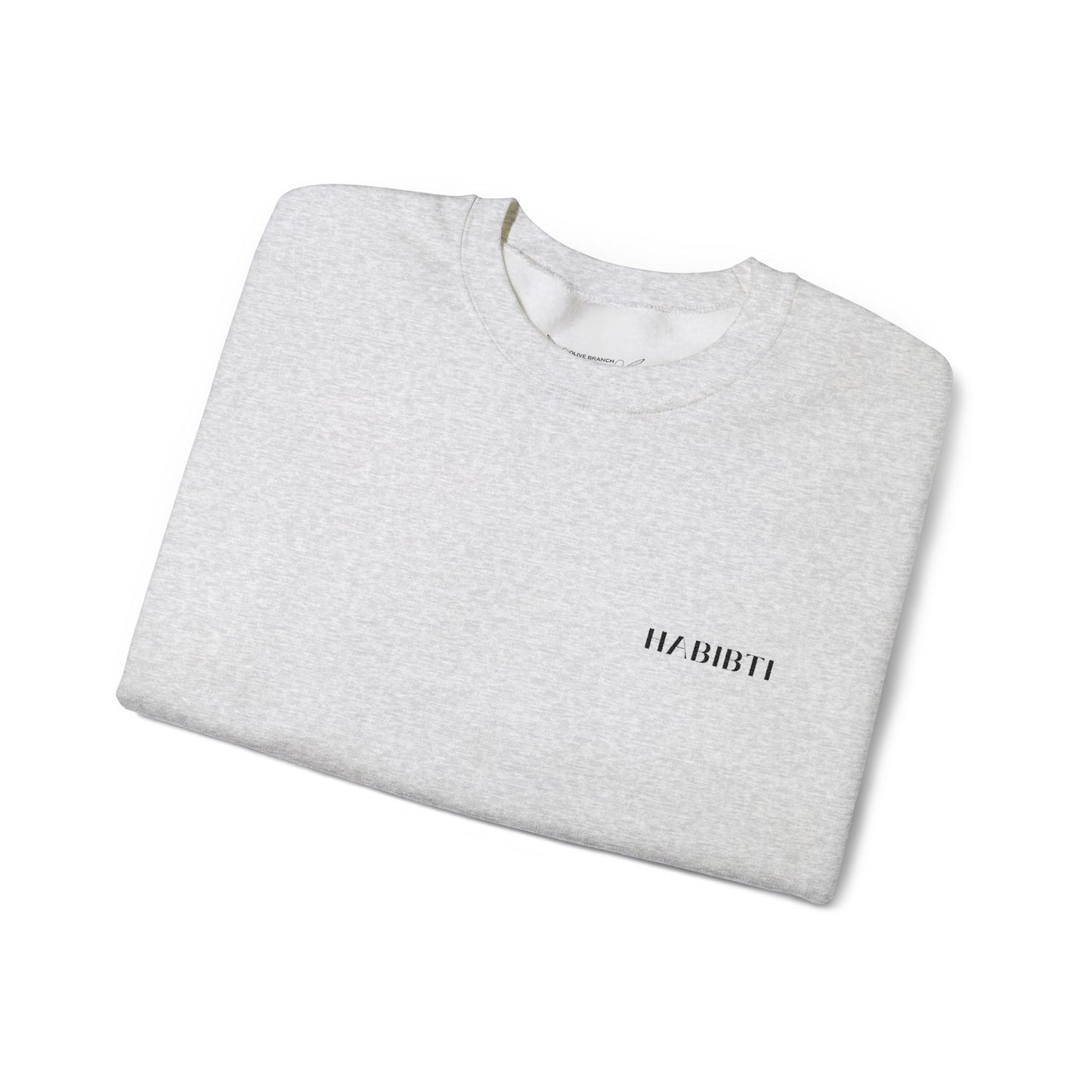 "Habibti" Embroidered Crewneck Sweatshirt