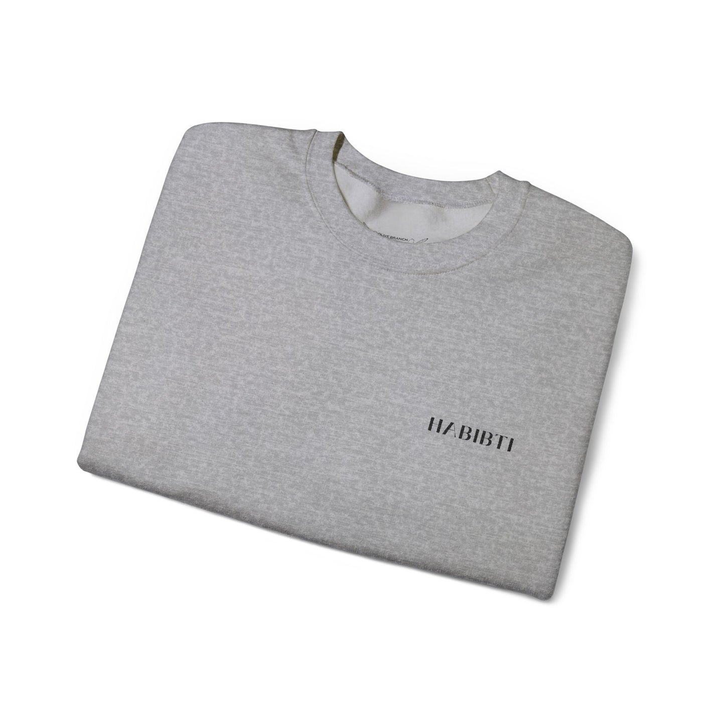 "Habibti" Embroidered Crewneck Sweatshirt
