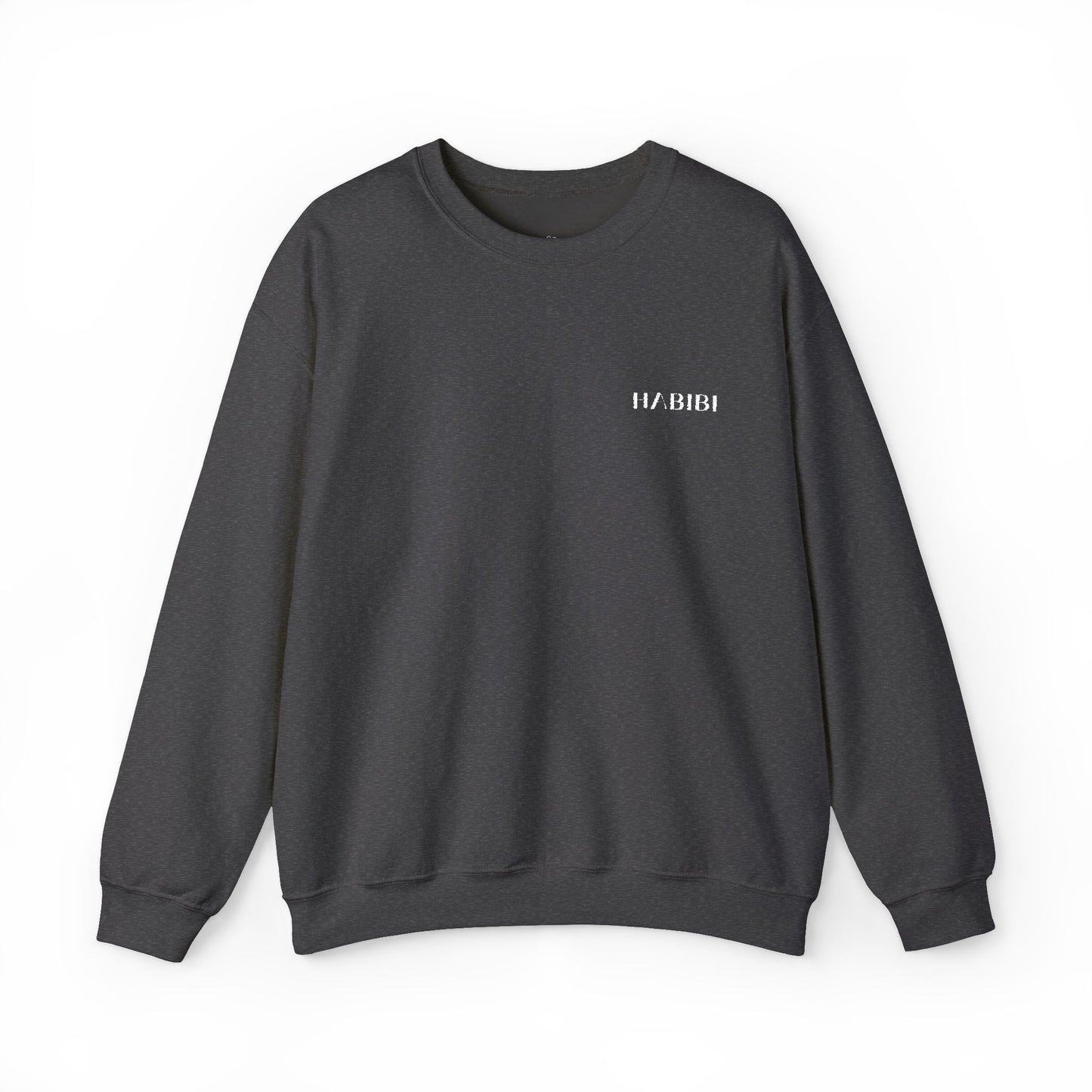 "Habibi" Embroidered Crewneck Sweatshirt