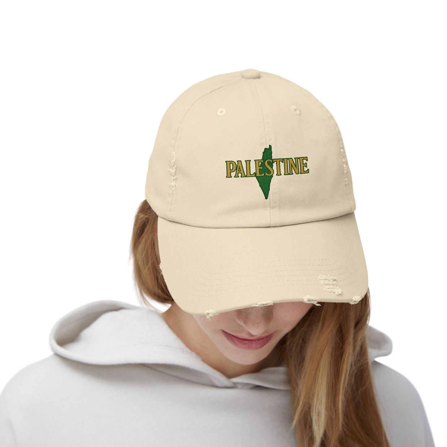 Distressed Hat - Palestine design
