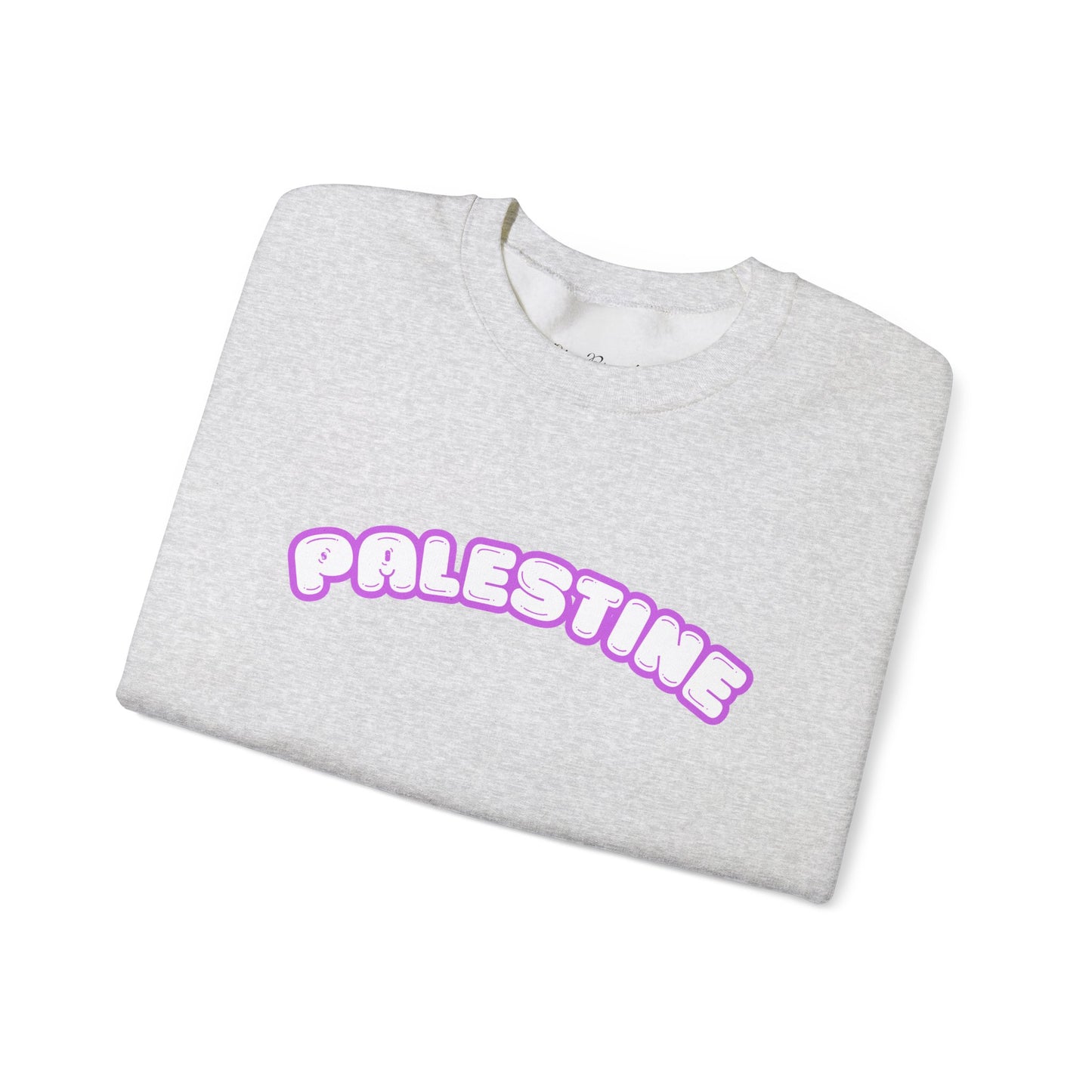 Palestine - Pink - Gildan Unisex Heavy Blend™ Crewneck Sweatshirt