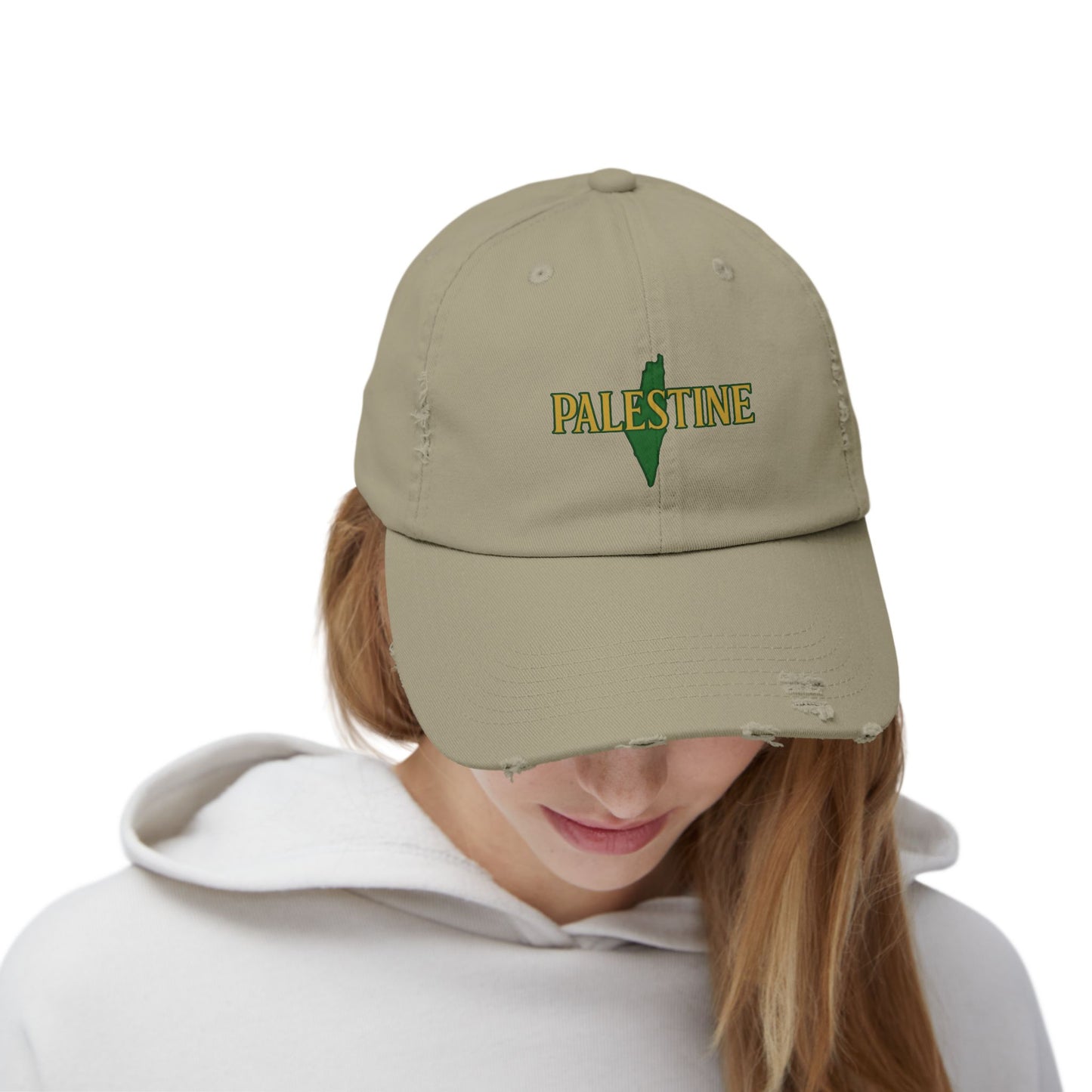 Distressed Hat - Palestine design