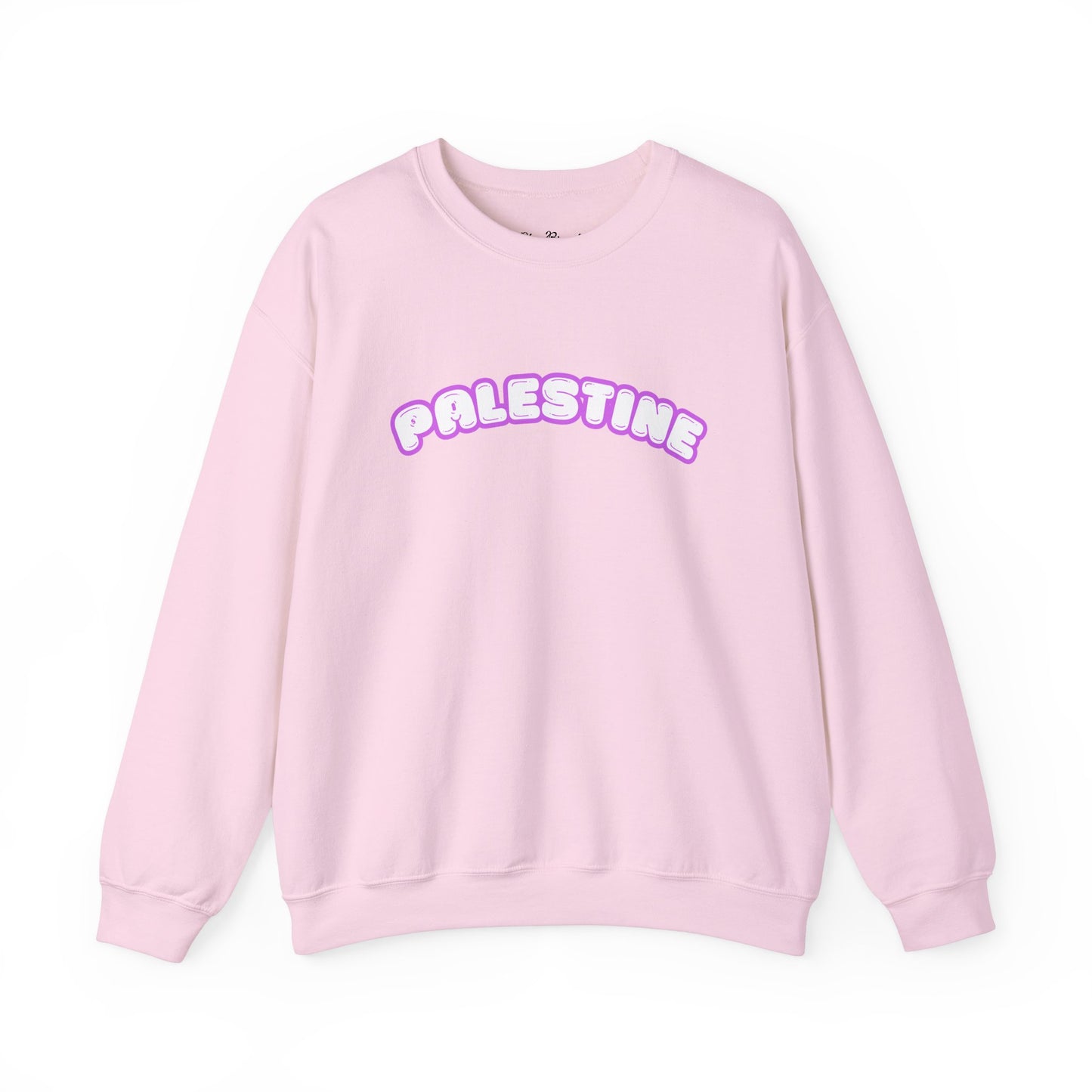 Palestine - Pink - Gildan Unisex Heavy Blend™ Crewneck Sweatshirt