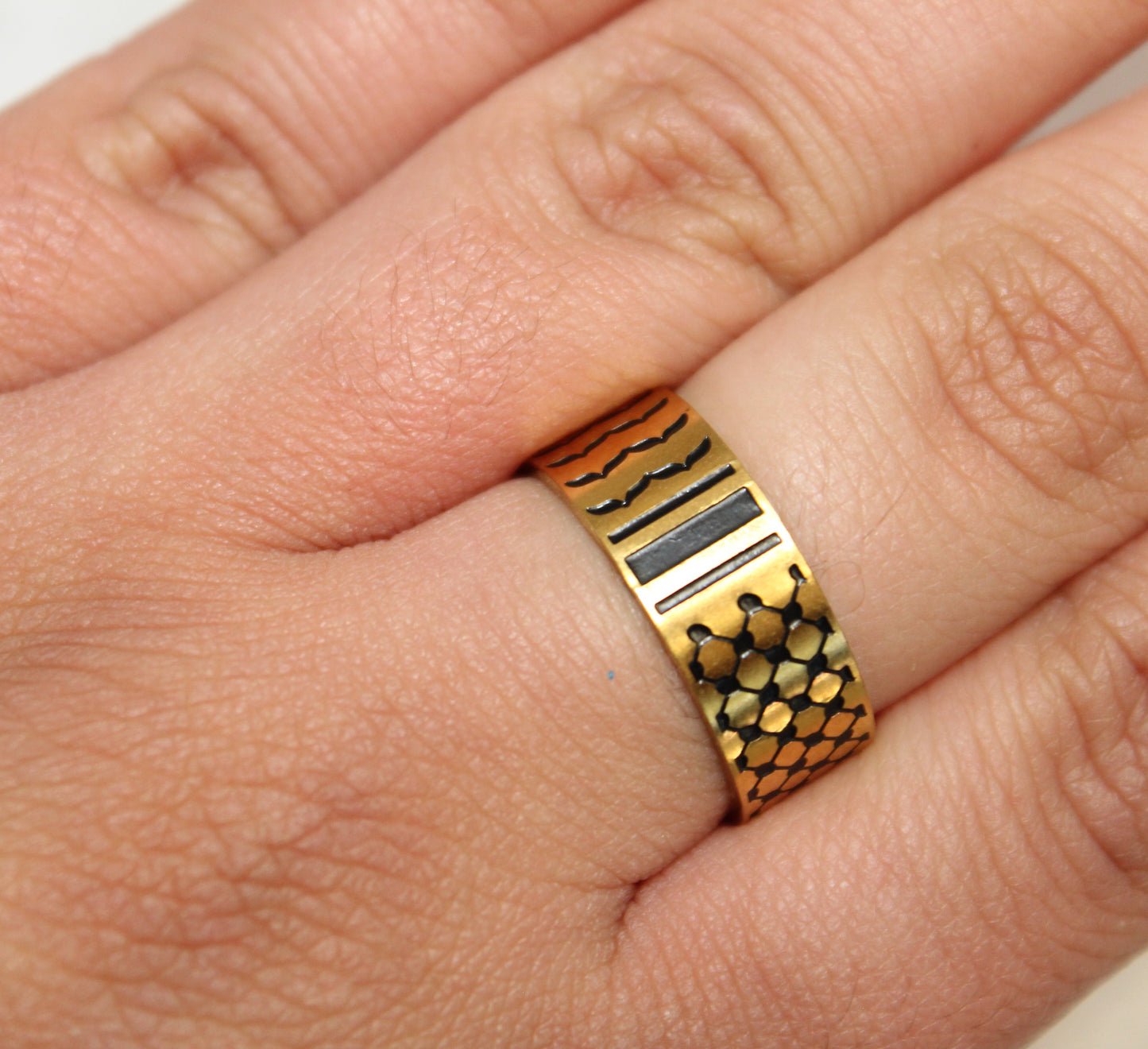 Keffiyah Ring - Gold or Silver