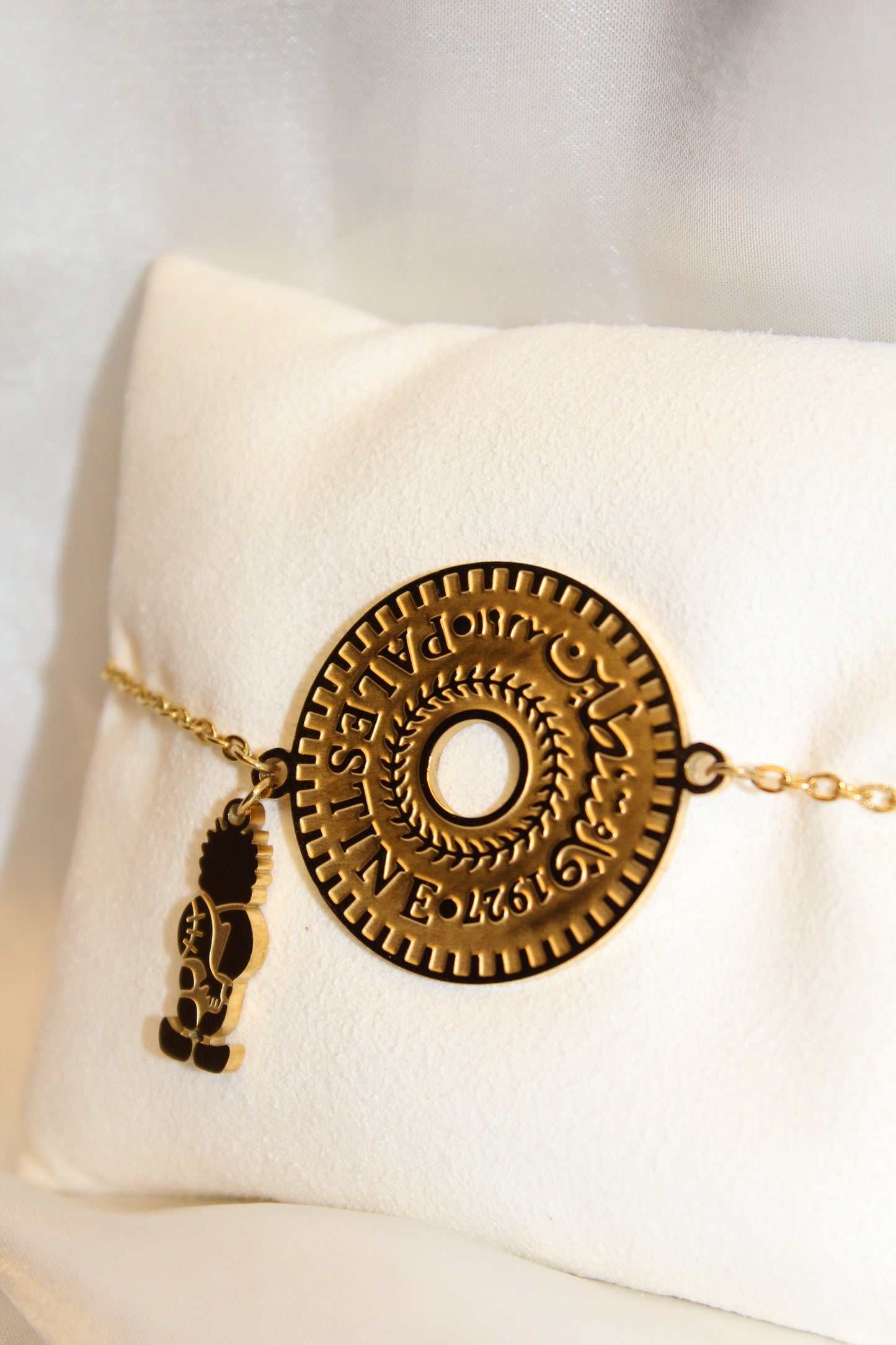 Palestine Coin Bracelet – 18K Gold-Plated