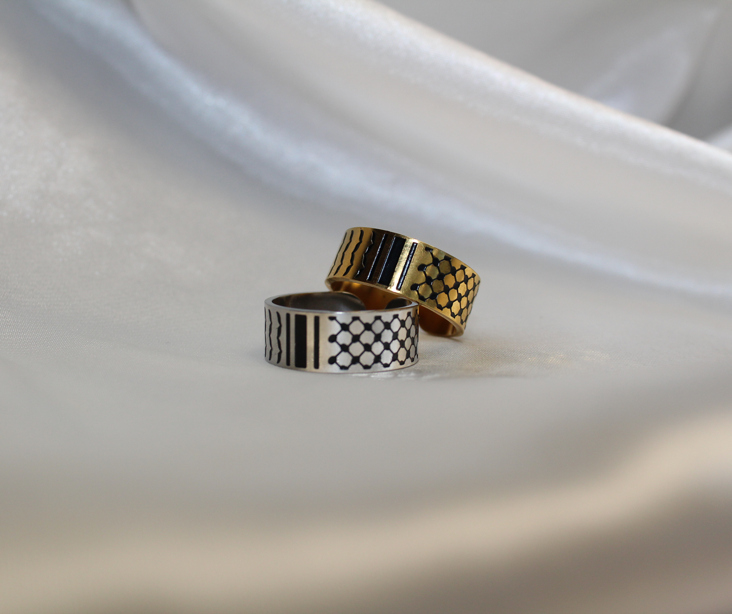 Keffiyah Ring - Gold or Silver