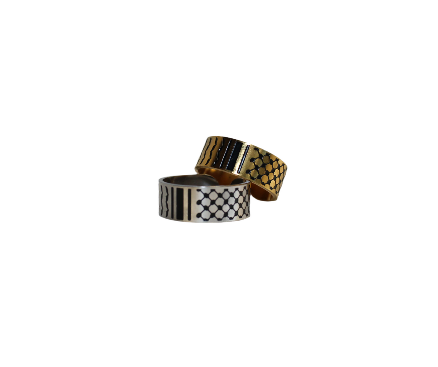 Keffiyah Ring - Gold or Silver