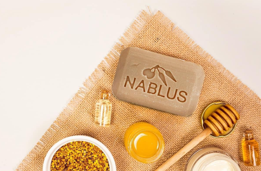 Honey soap bar Nablus Soap Company skin care virgin olive oil soap