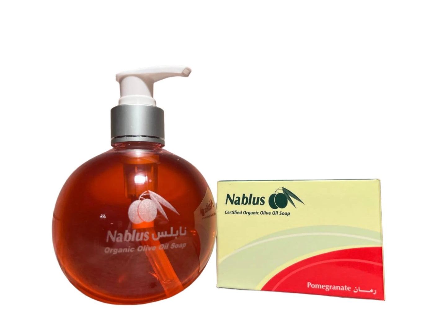 Pomegranate Herbal Bar & Liquid Soap Duo