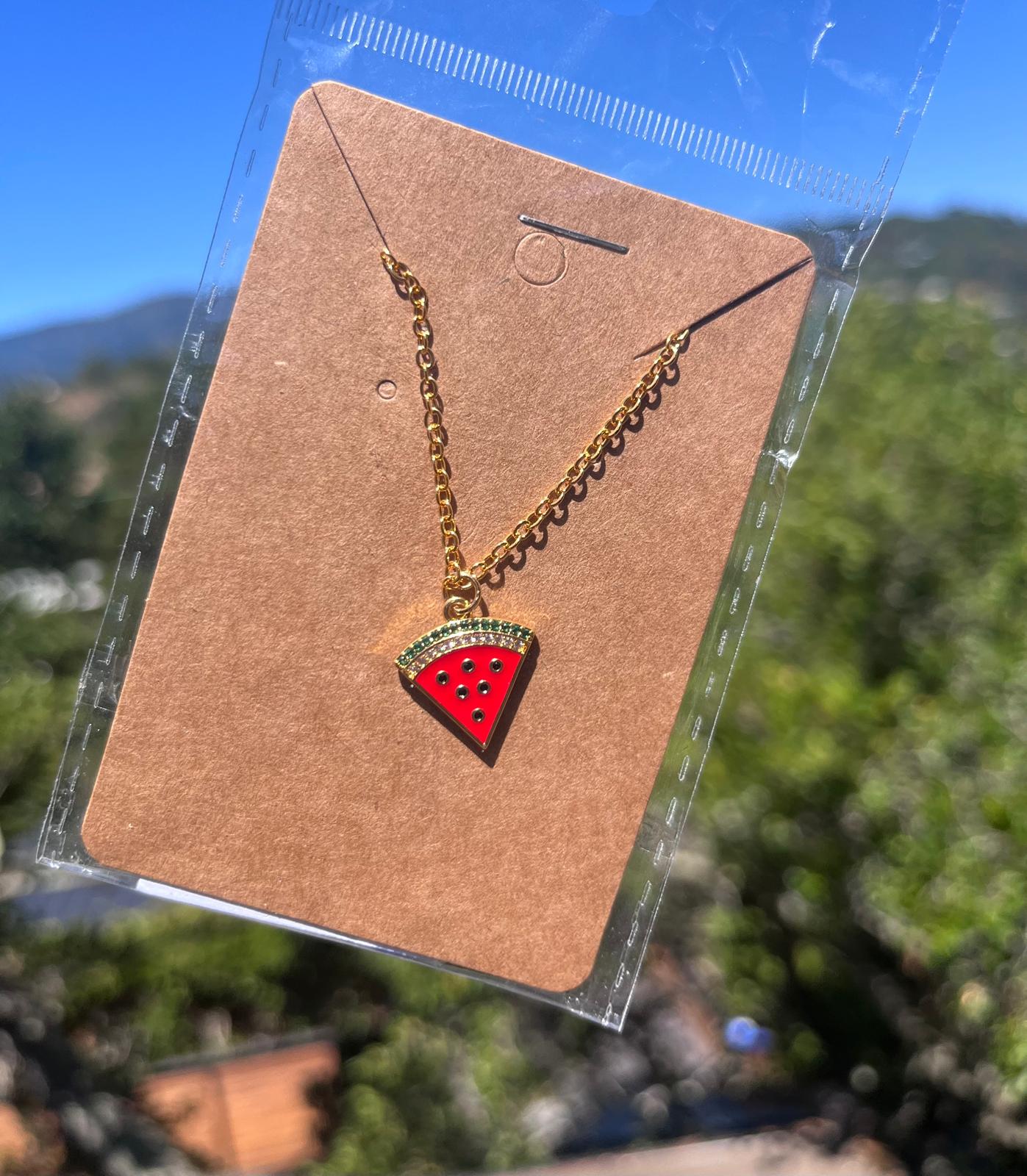 Chain Necklace Watermelon Necklace Watermelon Pendant