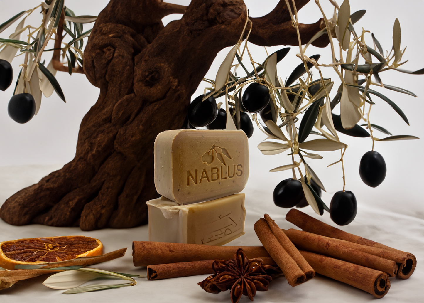 Nablus Soap Company skin care olive oil cinnamon soap
