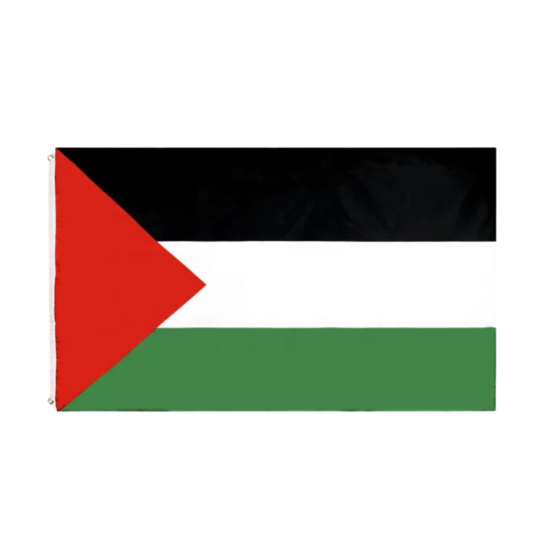 Palestinian Flag 3x5ft – High-Quality Fabric with Grommets