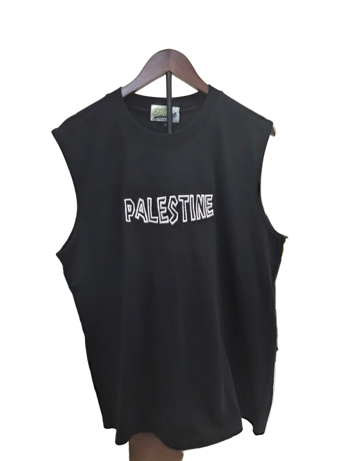Embroidered Palestine Men's Muscle Tank