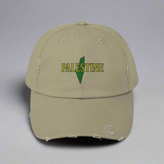 Distressed Hat - Palestine design