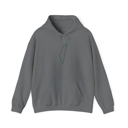 Palestine Map Outline Hoodie