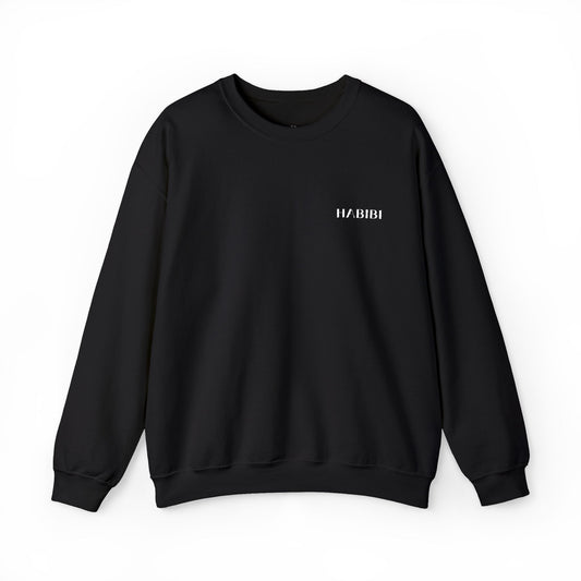 "Habibi" Embroidered Crewneck Sweatshirt
