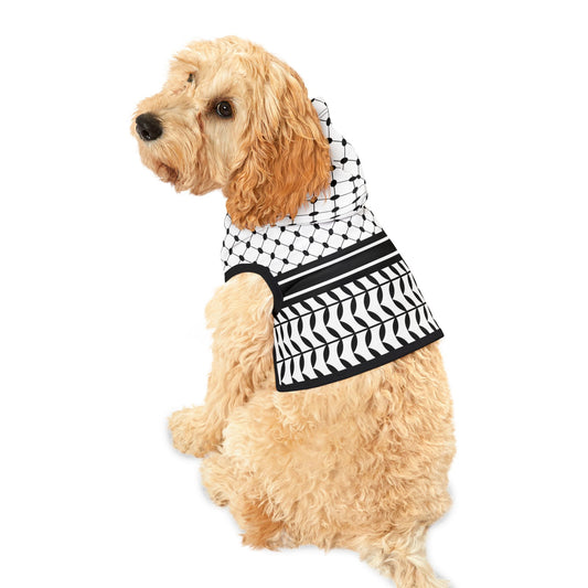 Pet Hoodie - Palestine Keffiyah Print