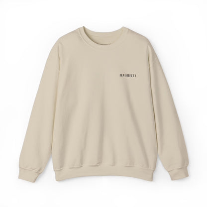"Habibti" Embroidered Crewneck Sweatshirt