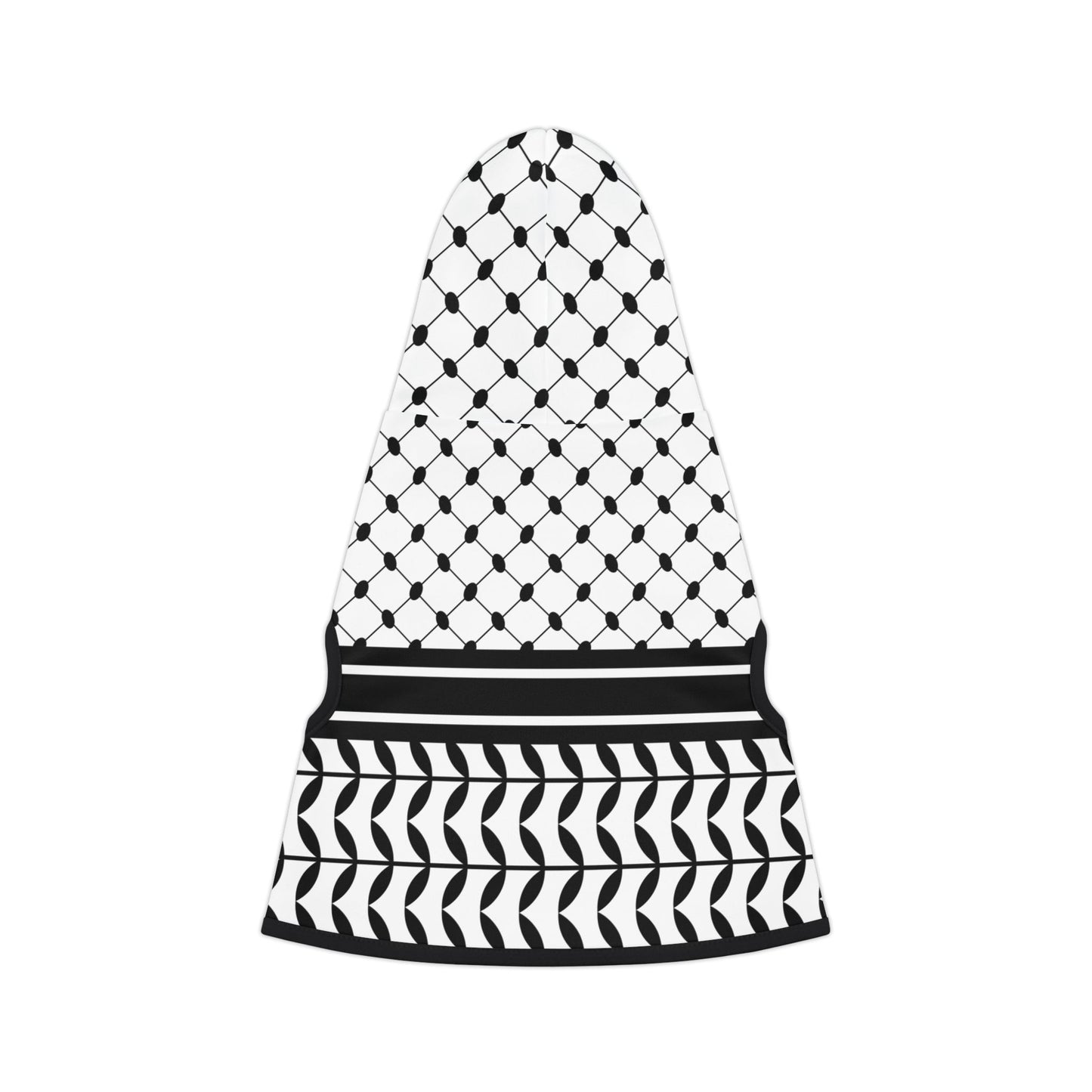 Pet Hoodie - Palestine Keffiyah Print