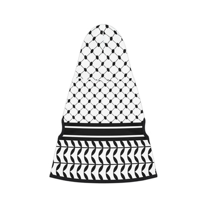 Pet Hoodie - Palestine Keffiyah Print