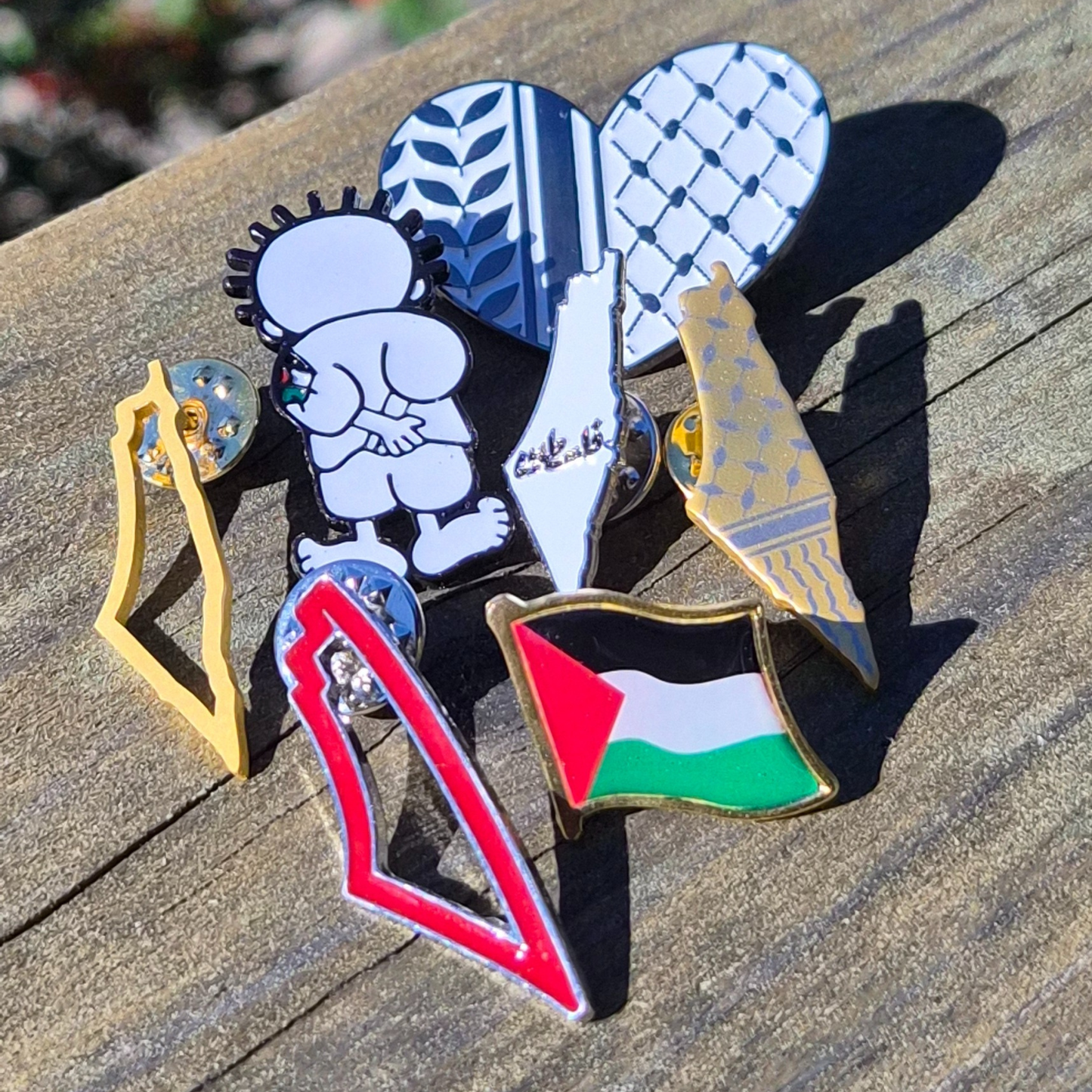 Palestine Enamel Pins