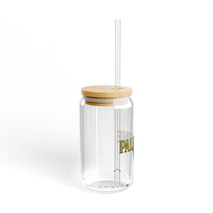 Palestine Sipper Glass, 16oz - Eco-Friendly Straw Cup