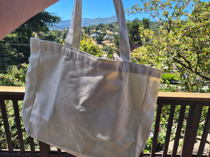 Kufiya Heart Handmade Patch - Custom Made-To-Order Embroidered Tote Bag
