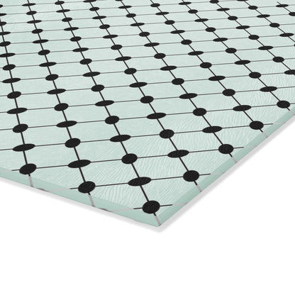 Glass Cutting Board - Keffiyah print