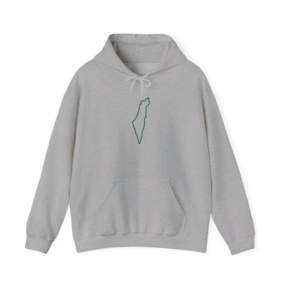 Palestine Map Outline Hoodie