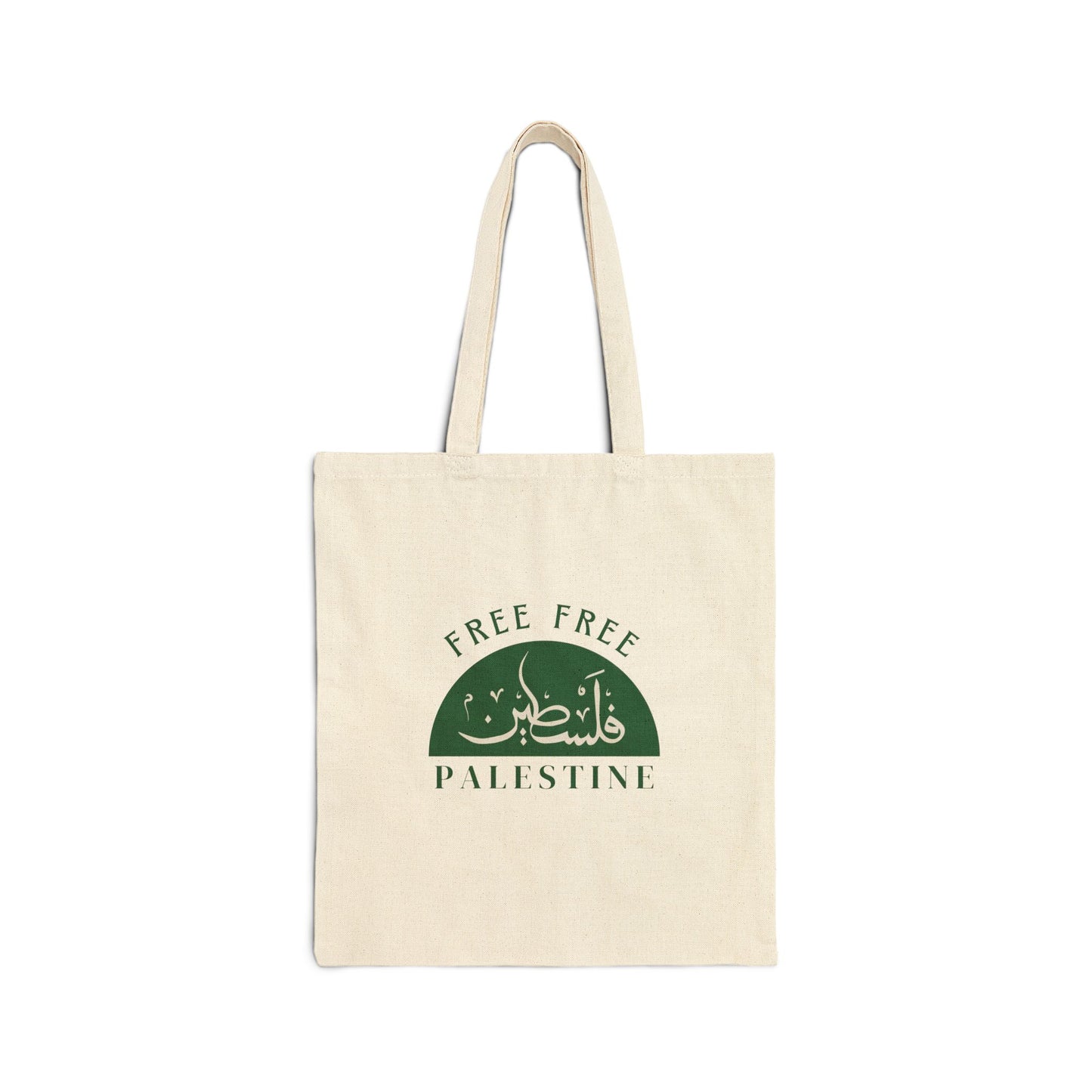 Canvas Tote Bag - Free Palestine Design