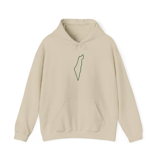 Palestine Map Outline Hoodie