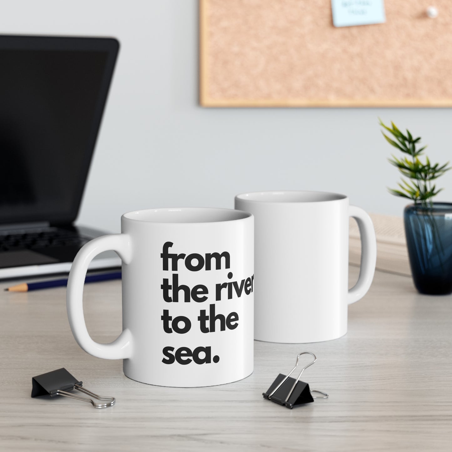 "From the River to the Sea" Ceramic Mug