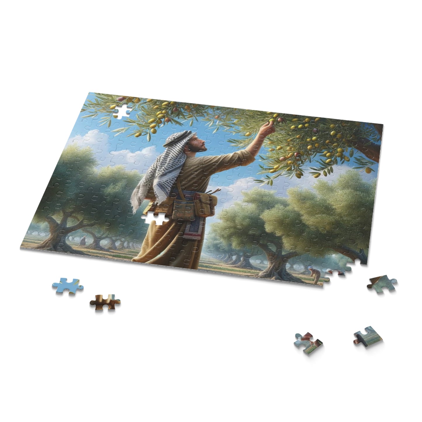 Puzzle - Olive Picking in Palestine, 120-500 Piece