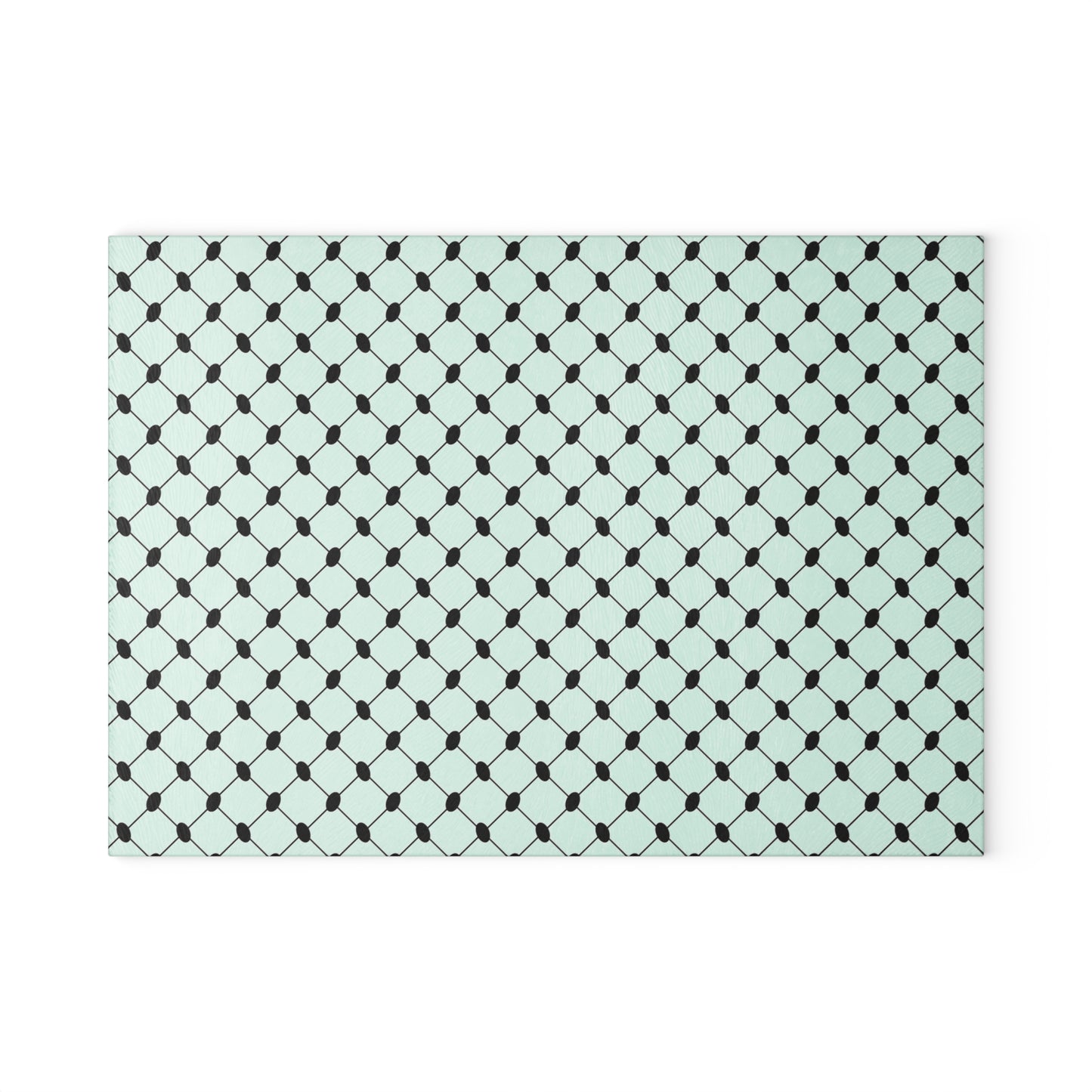 Glass Cutting Board - Keffiyah print