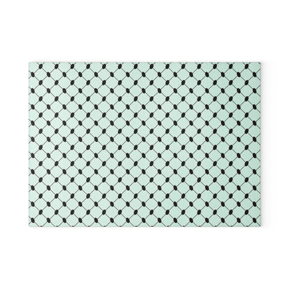Glass Cutting Board - Keffiyah print