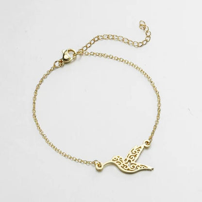 Humming Bird Bracelet - Gold or Silver