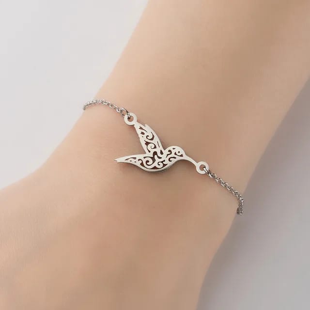 Humming Bird Bracelet - Gold or Silver