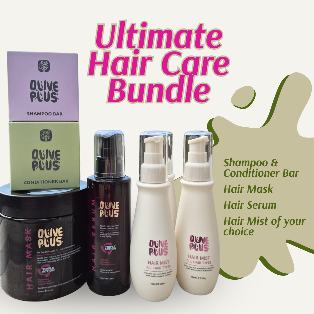 Olive Plus Complete Hair Care Set – 5‑Piece Routine